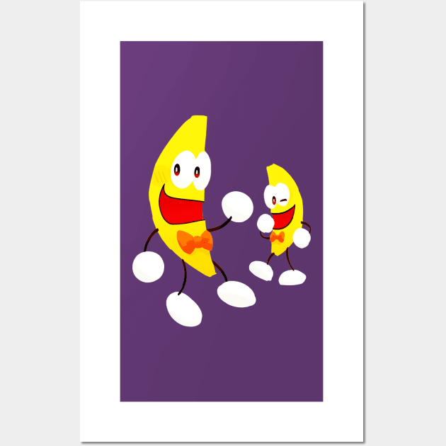 Funny Banana Wall Art by BrunoMaxey